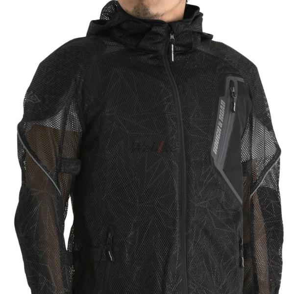 ROUGH＆ROAD ラフ＆ロード ダイレクトエアメッシュパーカーFP サイズ：M メッシュジャケッ...