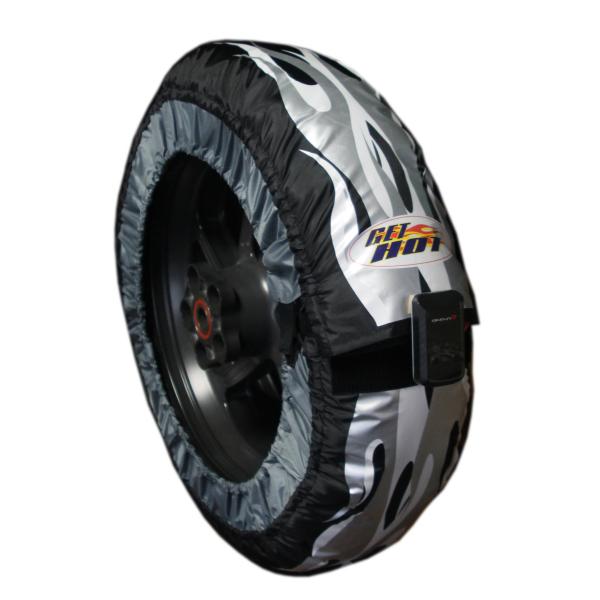 GET HOT ゲットホット タイヤウォーマー GP-EVOR V2 カラー：シルバー／ホワイト C...