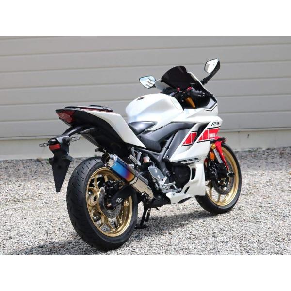 WR’S ダブルアールズ リアエキゾースト スリップオンマフラー ラウンド サイレンサータイプ：焼き...