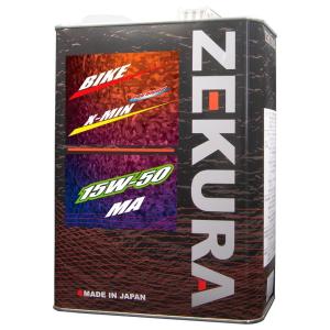 ZEKURA ゼクラ BIKE X-MIN【15W-50】【4サイクルオイル】 容量：4L