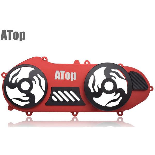 ATop エートップ オープンプライマリー クランクケース カラー：ブラック／レッド シグナスX12...