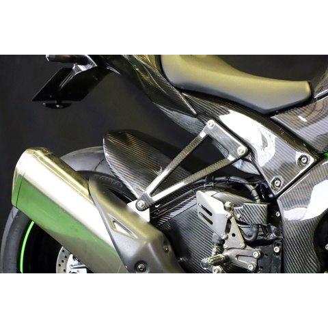 A-TECH エーテック リアフェンダーSPL 素材：DCK ドライカーボンケブラー Ninja Z...