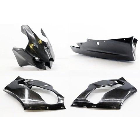 A-TECH エーテック フルカウルSTD 4点セット 素材：FRP黒(FB) / クリア塗装：あり...