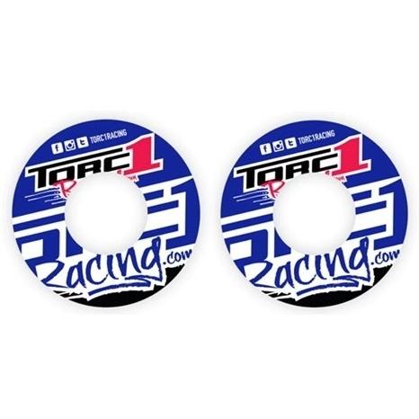 TORC1 RACING トルクワンレーシング V3 グリップパッド カラー：ブルー／ホワイト ハン...