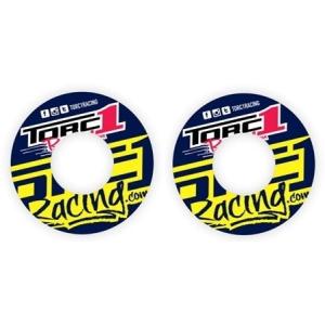 TORC1 RACING トルクワンレーシング V3 グリップパッド カラー：イエロー／ブルー ハン...