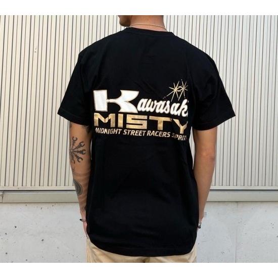 MISTY ミスティ KAWASAKI Tシャツ〈BLK〉 サイズ：L Tシャツ アパレル