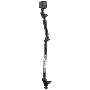 RAM MOUNTS ラムマウント GoProマウント＆トラックボールベースセット(タフポール) そ...