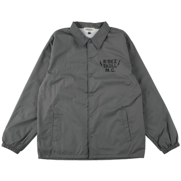 RIDEZ ライズ SKULL MC COACH JKT バイク 防風 コーチ ジャケット サイズ：...