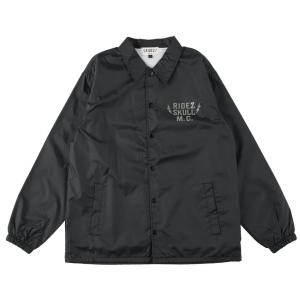 RIDEZ ライズ SKULL MC COACH JKT バイク 防風 コーチ ジャケット