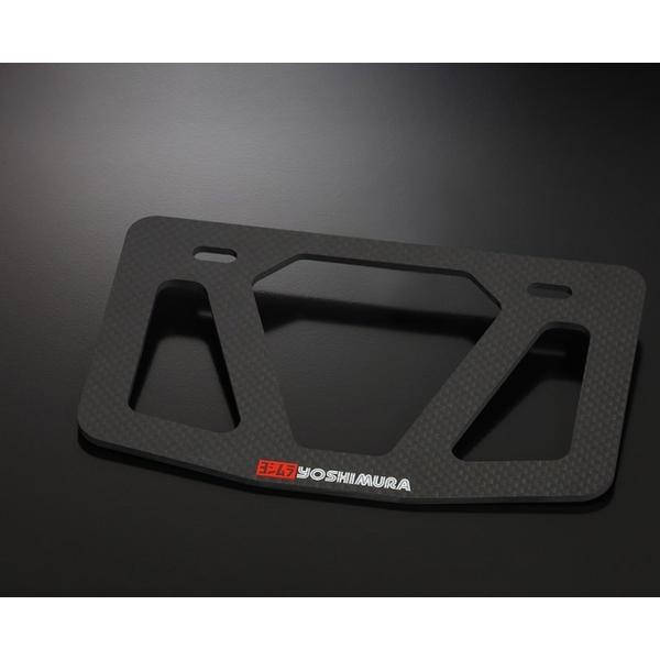 YOSHIMURA ヨシムラ カーボンナンバープレートホルダー タイプ：125cc以下用(四角形用)...
