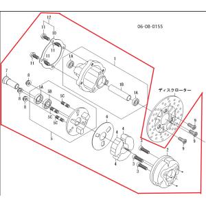 モンキー 【メーカー在庫あり】 06-08-0045 SP武川 リアドラムブレーキ