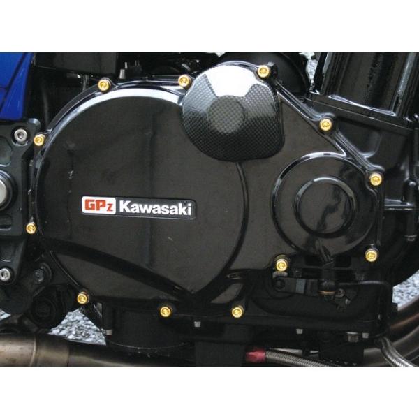 CF POSH CFポッシュ 24Kメッキステンレスクラッチカバーネジセット GPZ1000RX G...