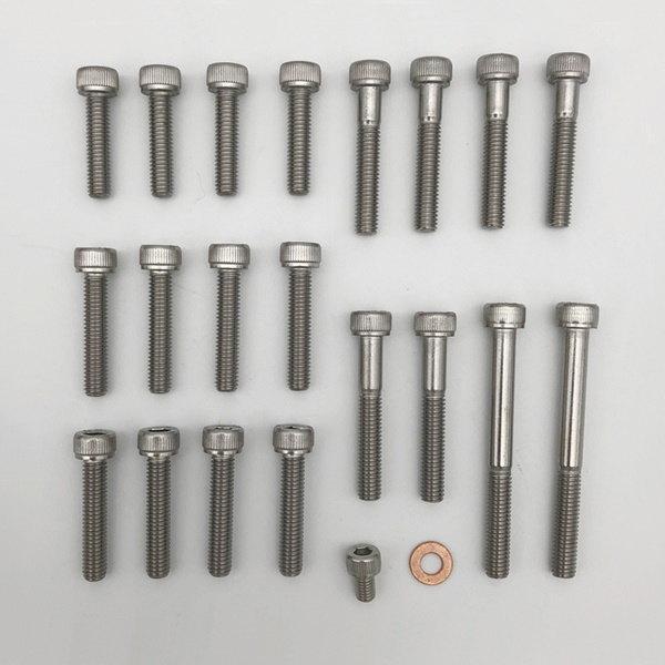 CF POSH CFポッシュ クランクケースカバーネジセット SR400 SR500 YAMAHA ...