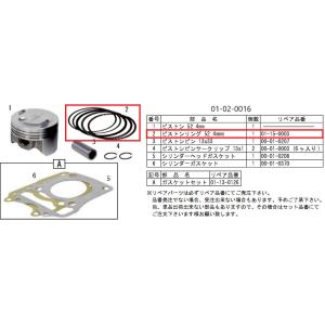 SP武川 SP武川:SPタケガワ 【補修部品】ピストンリングセット