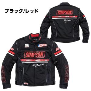 SIMPSON（シンプソン） SJ-7118 メッシュジャケット ブラック系 M