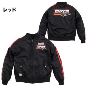 BLACK/WSサイズのみ】バイク用品レディースバイクジャケット SIMPSON