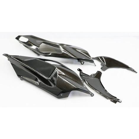 A-TECH エーテック シートカウル 素材：DC 綾織ドライカーボン / タイプ：右側セット Ni...