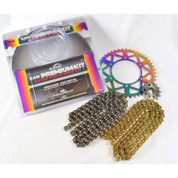 XAM ザム PREMIUMキット チェーンカラー：ゴールド VT250F VT250Z VTZ25...
