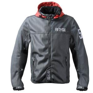 56デザイン メッシュジャケット カラー フーディー メッシュ