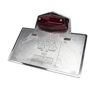 HWZNBROSS ハウゼンブロス HOOD-LITE テールランプ付き ナンバープレートホルダー ...