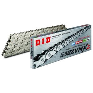 DID ダイドー ZVM-X2シリーズチェーン 530ZVM-X2 シルバー 【カシメ(ZJ)ジョイ...