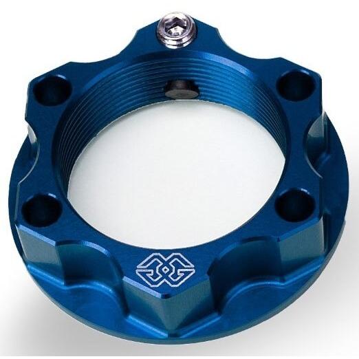 GILLES TOOLING ギルズツーリング ステムナット カラー：ブルー BMW INDIAN ...