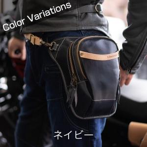 ラ※ナ レザー 黒色 ホルスター DEGNER デグナー バイク 本革 ホルスター バッグ レザー 堅牢 W