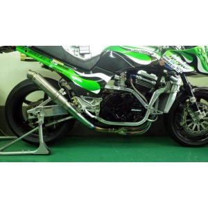 ツキギレーシング製GPZ1000RX サイレンサーマフラー 社外 中古