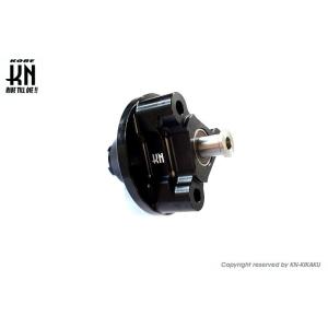 KN企画 ケイエヌキカク 汎用 ディスク化フロントハブ カラー：ブラック ズーマー HONDA ホン...