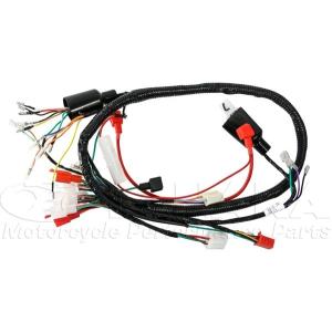 12V カブ用 メインハーネス セル付き [Y1584] リトルカブ 4速 田中商会