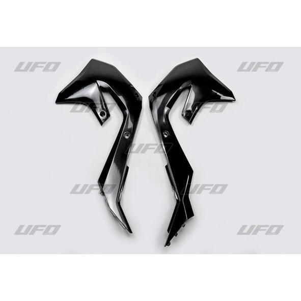 UFO ユーフォー ラジエターシュラウド カラー：ブラック KX250 KX250F KX450 K...