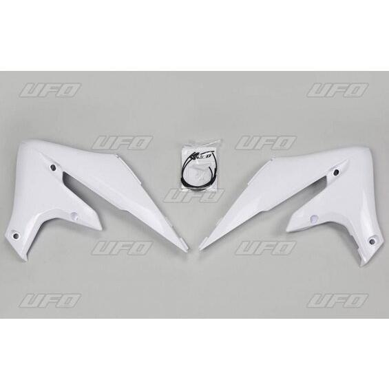 UFO ユーフォー ラジエターシュラウド カラー：ホワイト YZ250F YZ450F YZ450F...