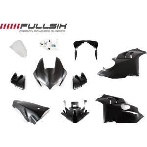 FullSix FullSix:フルシックス コンプリートカウルキット カーボン繊維：200Plain 平織り / コーティング：マットコート(艶なし)｜webike