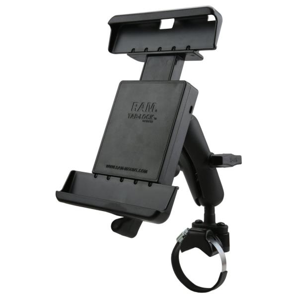 RAM MOUNTS ラムマウント タブロック(10インチ用タブレットホルダー)＆ベルトクランプベー...