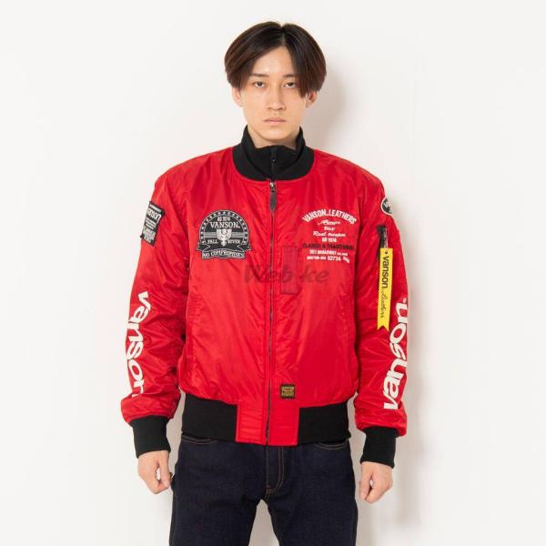 VANSON バンソン MA-1ジャケット サイズ：XL オールシーズンジャケット ジャケット アパ...