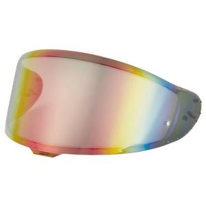 山城 SHOEI CWR-F2用 ダークスモーク × レッド シールド