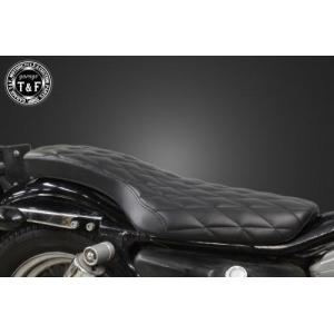 Garage T&F ガレージ コブラシート タイプ：ダイヤ XL1200C XL1200S XL883 XL883H XL883R HARLEY-DAVIDSON ハーレーダビッドソン シート シート関連 外装｜ウェビック1号店
