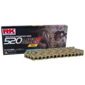 RK JAPAN RKジャパン 520MXZ5 ゴールド 【クリップジョイント】 リンク数：102L...