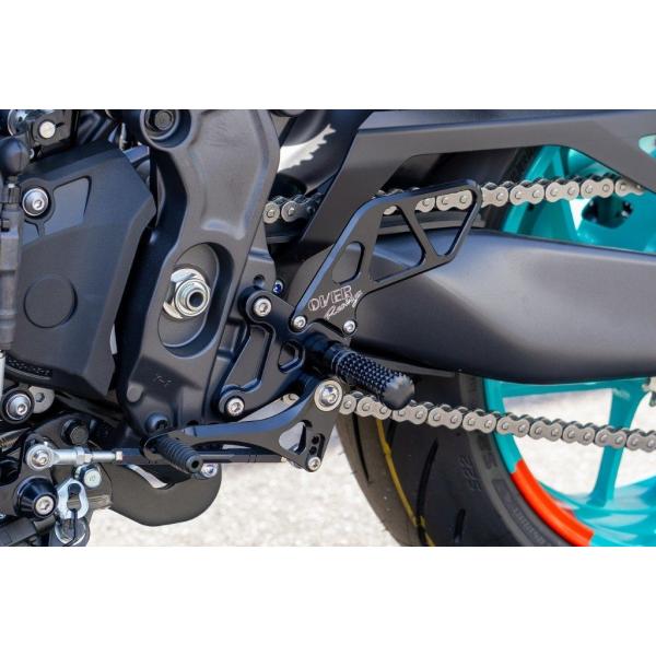 OVER オーヴァー バックステップ 2by2ポジション カラー：ブラックアルマイト MT-09 X...