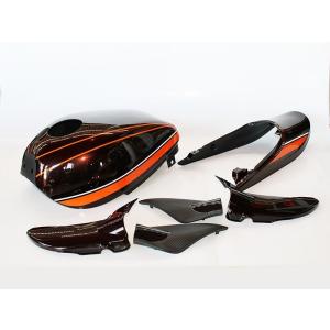 ▽Z1 Z2 ソリッドブラック外装セット (Z1/Z2/ZI/ZII/Z750/Z900