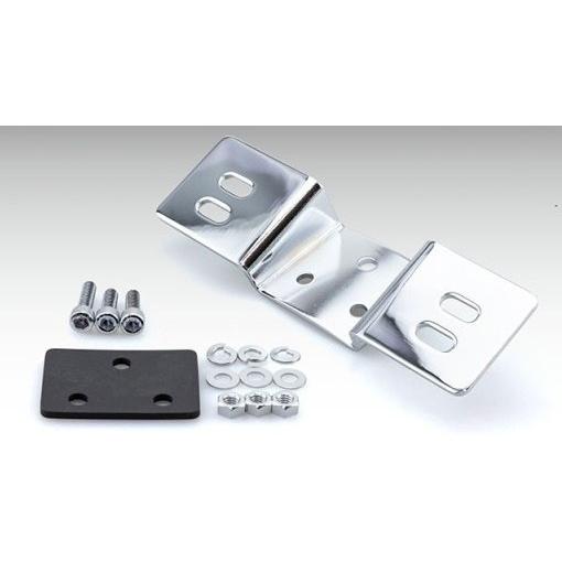 KIJIMA キジマ ナンバーレイダウンブラケット カラー：クロームメッキ HARLEY-DAVID...