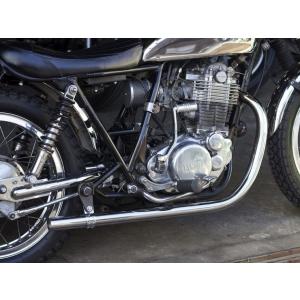 Motor Rock モーターロック オールドスタイル手曲げマフラー SR400 SR500 YAM...