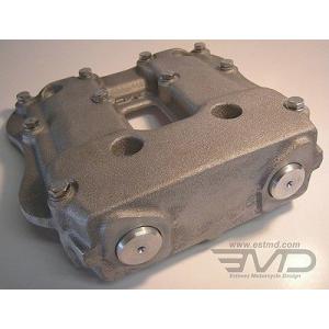 部品屋K&amp;W 【EMD】XRスタイル ロッカーボックスカバー カラー：ロウ (地肌のまま) スポーツ...