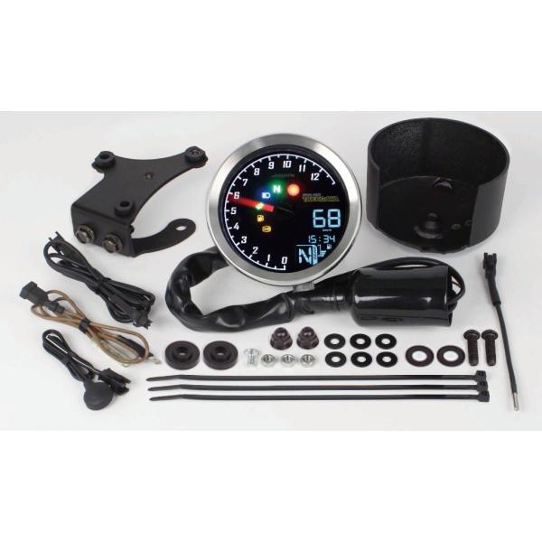 SP武川 SPタケガワ スーパーマルチDNメーター ダックス125 HONDA ホンダ 多機能タコ・...