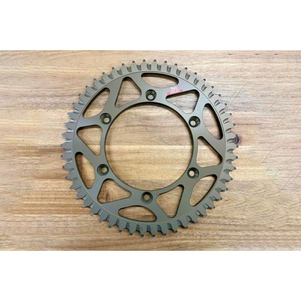 ISA アイエスエー リアスプロケット 【ドリブンスプロケット】 ジュラルミン 丁数：50T YZ1...