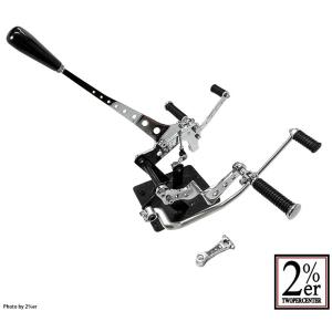 COERCE（コワース） レーシングステップ カラー：シルバー SR500 SR400