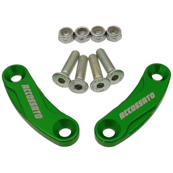 ACCOSSATO アコサット ミラーカバー カラー：グリーン ZX-10R KAWASAKI カワ...