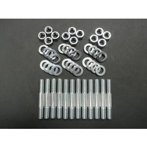 0740□CB400F/CB350F クロモリ製マフラースタッドボルト(8本