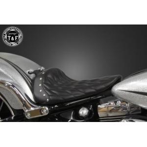 Garage T&F ガレージ T&F スタッド付きシングルシート タイプ：ダイヤ ソフテイルブレイクアウト(FXSB) HARLEY-DAVIDSON ハーレーダビッドソン｜ウェビック1号店