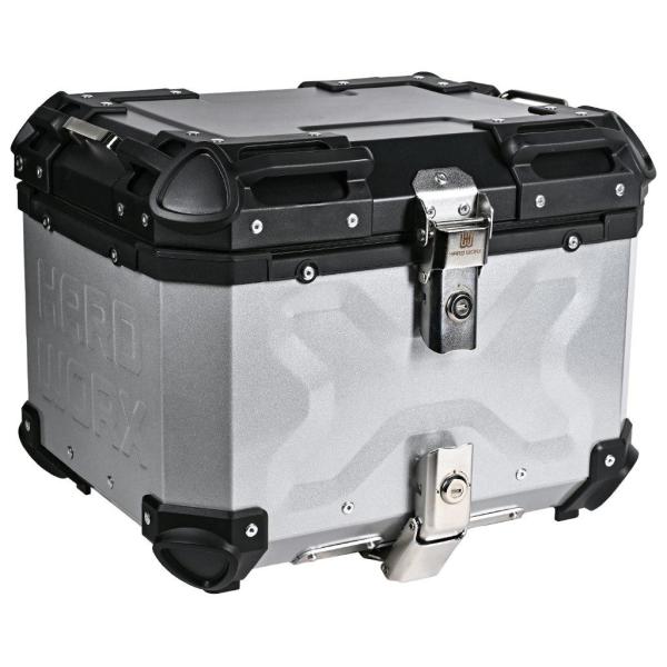 HARDWORX ハードワークス アルミトップケース 45L カラー：シルバー トップケース・テール...